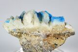 Vibrant Blue, Cyanotrichite Crystal Aggregates - China #186024-2